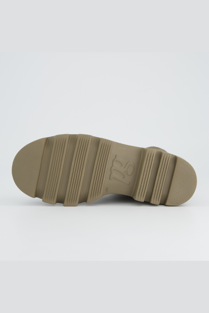 Paul Green Beige Grained Nubuk Ankle Boot