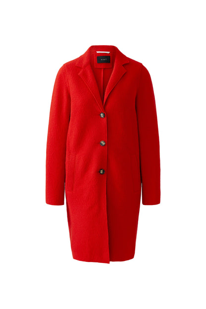 Oui Mayson High Risk Red Coat