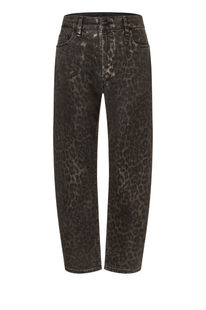 Mac Danni Leo Coated Brown Jeans