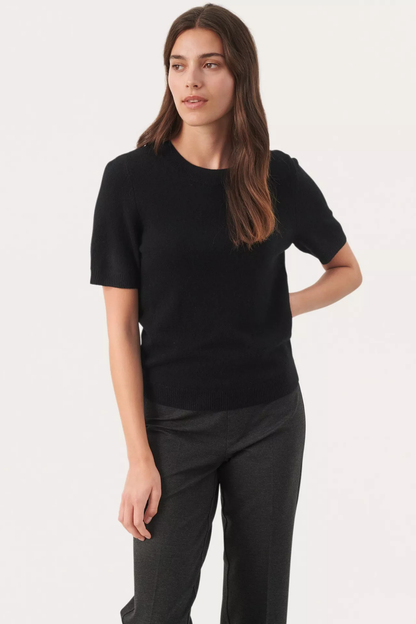 Part Two Everlotta Black Cashmere Jumper