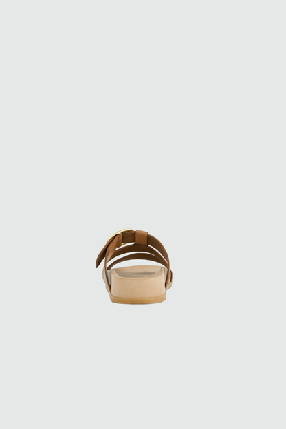 Paul Green Sahara/Gold Buckle Sandal
