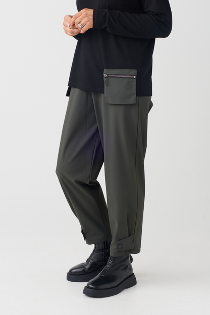 Naya Thyme Drawstring Tab Hem Trouser