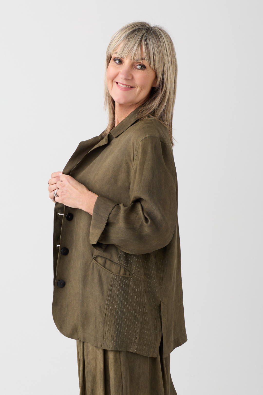 el2 Dark Olive Blazer 5082