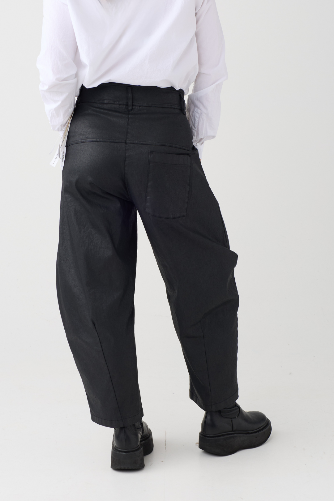 Lurdes Bergada Black Coated Trouser 300