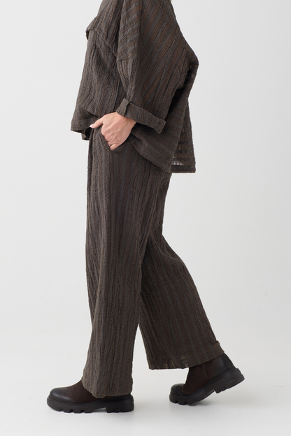el2 Dark Brown/Khaki Trouser 8012