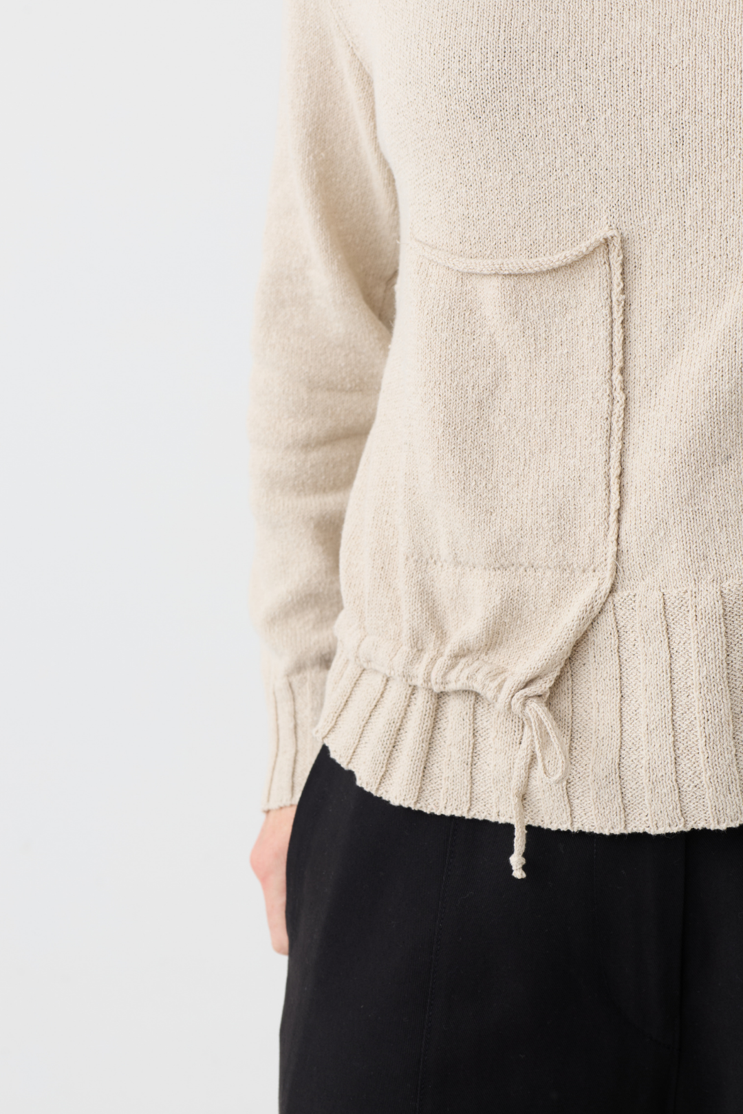 Lurdes Bergada Sand Zip Cardigan 803