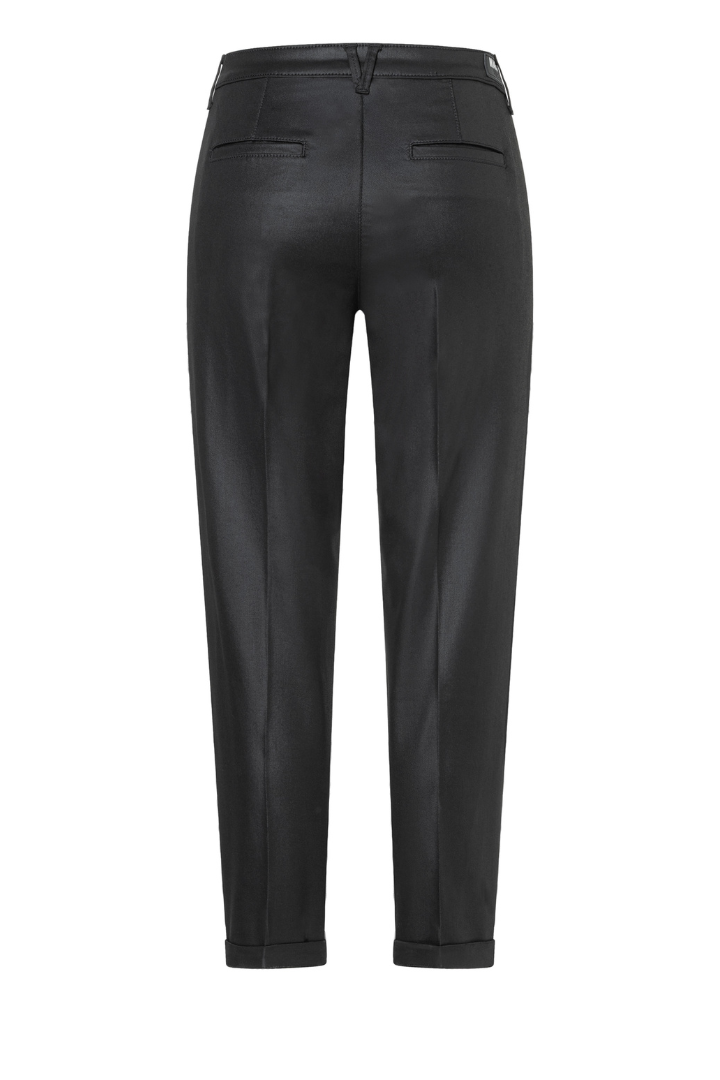 Mac Black Coated Chino Trouser