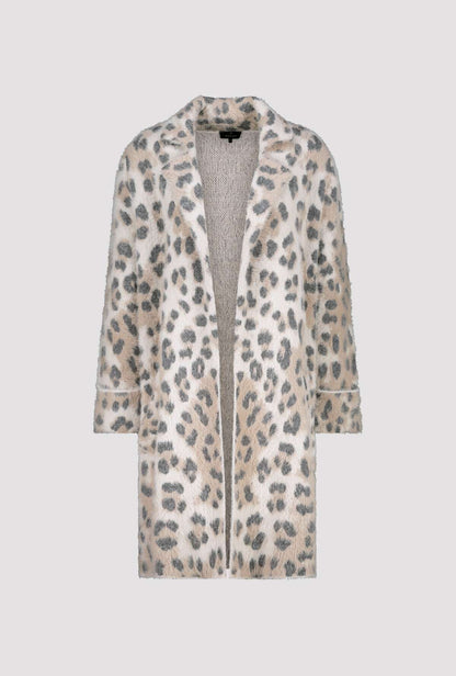 Monari Sandshell Leopard Print Coatigan