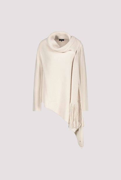 Monari Sandshell Cardigan with Scarf Collar