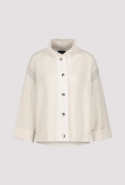 Monari Sandshell Honeycomb Knit Cardigan