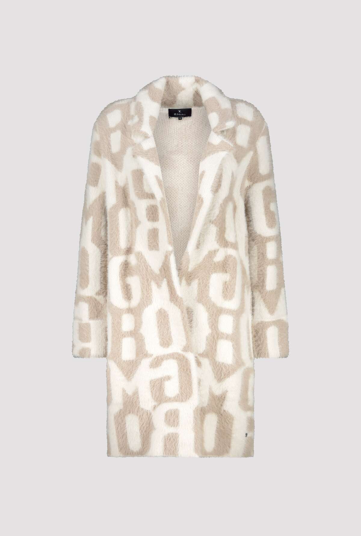 Monari Truffle Pattern Long Cardigan