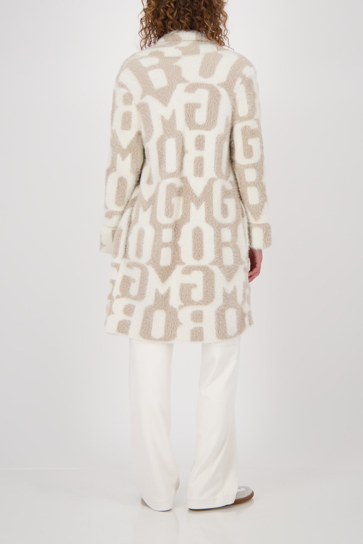 Monari Truffle Pattern Long Cardigan