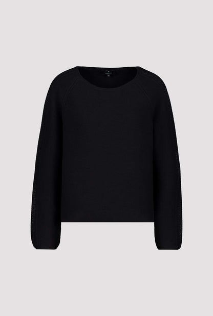 Monari Black Rhinestone Jumper