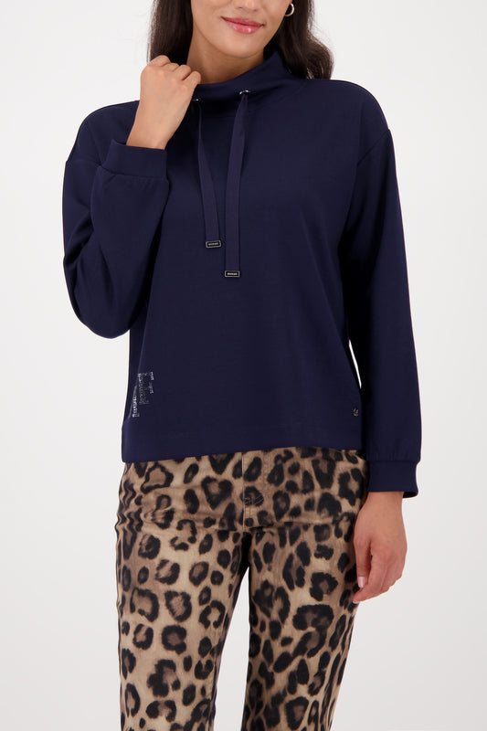 Monari Night Sky Sweatshirt w/Rhinestones