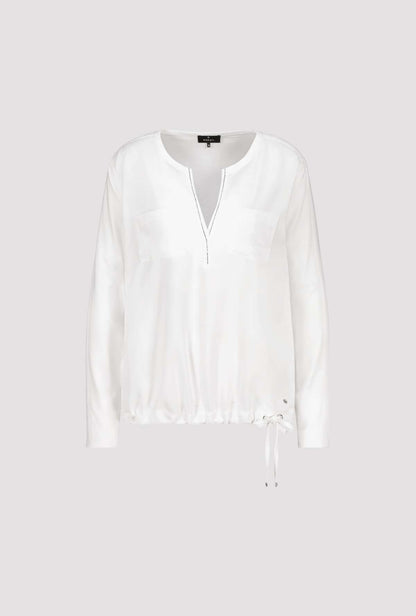 Monari Off-White Embellished Blouse