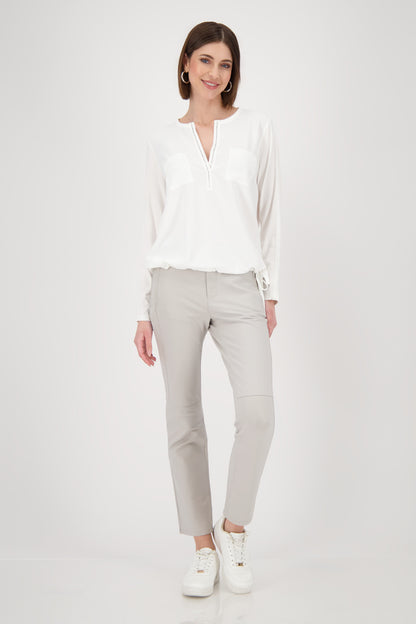 Monari Off-White Embellished Blouse