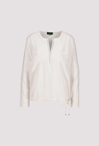 Monari Oat Milk Embellished Blouse