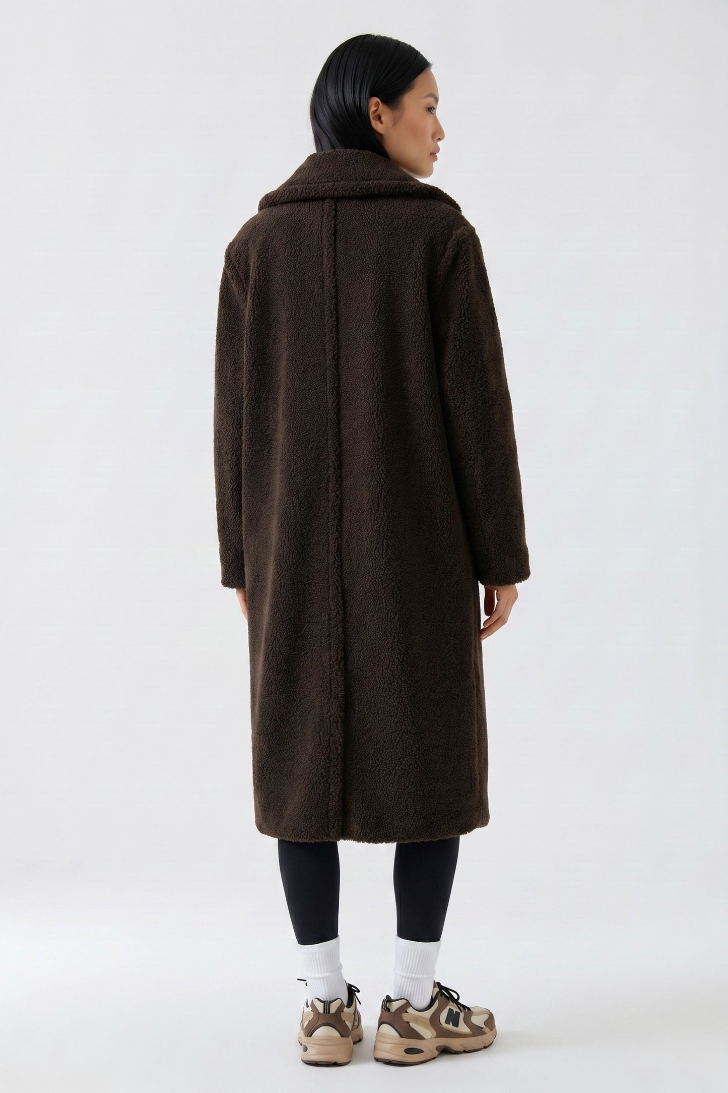 Oui Mulch Teddy Fur Coat