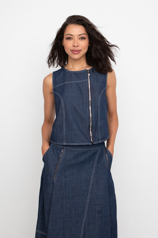 Ozai n Ku Denim Waistcoat