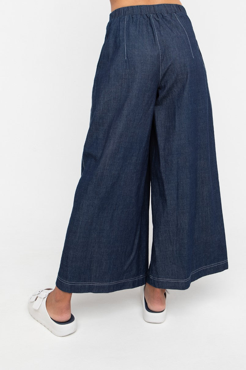 Ozai n Ku Denim Wide Leg Trouser