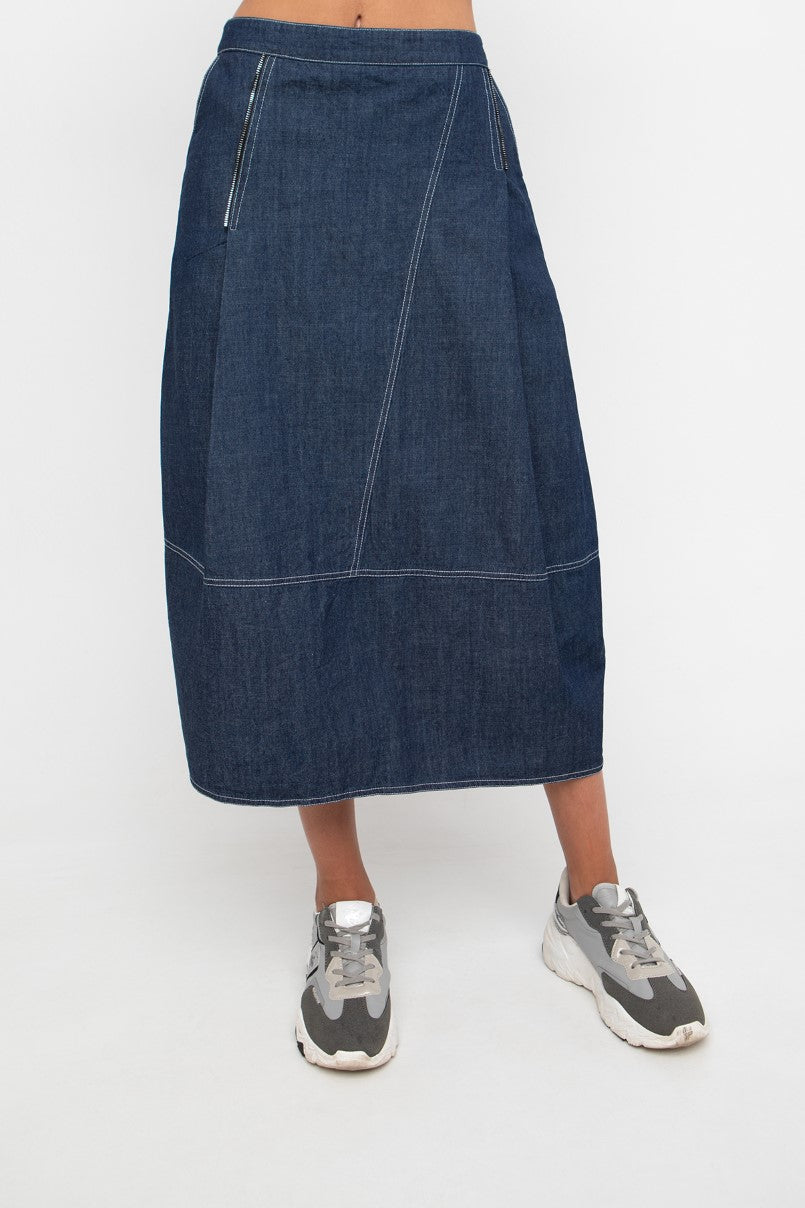 Ozai n Ku Denim Balloon Skirt