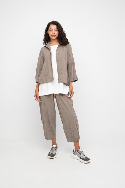 Ozai n Ku Olivine Crinkle Trouser