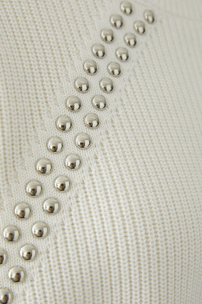 Oui Gardenia Stud Detail Jumper