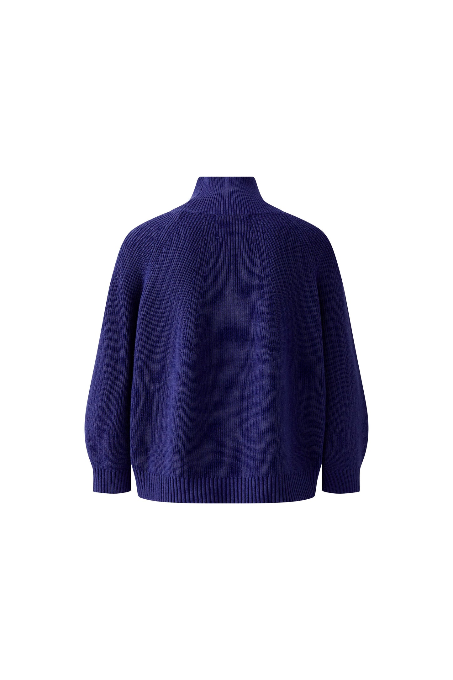 Oui Blue Ribbon Ribbed Jumper