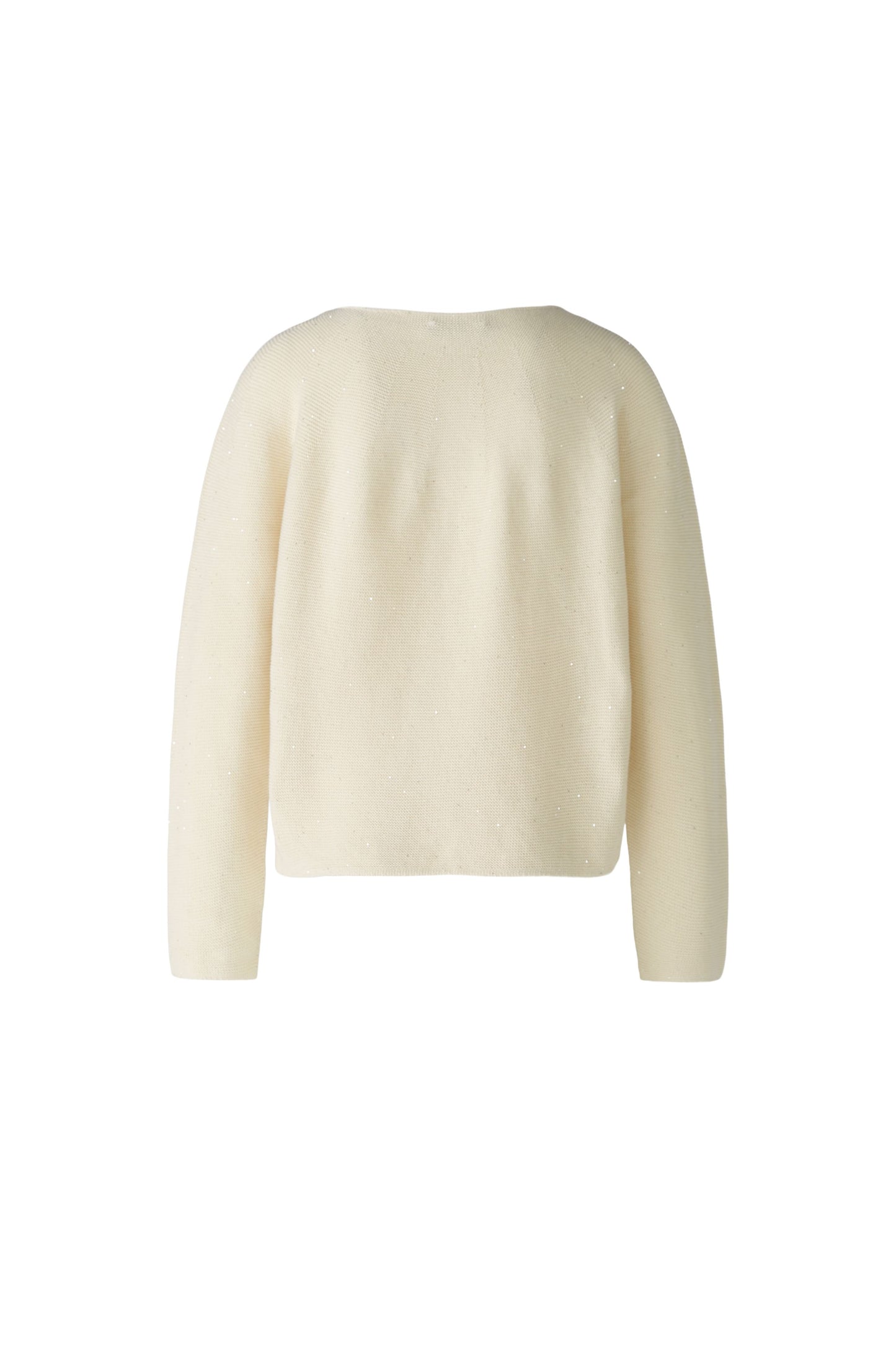 Oui Off White Jumper / Mini sequins