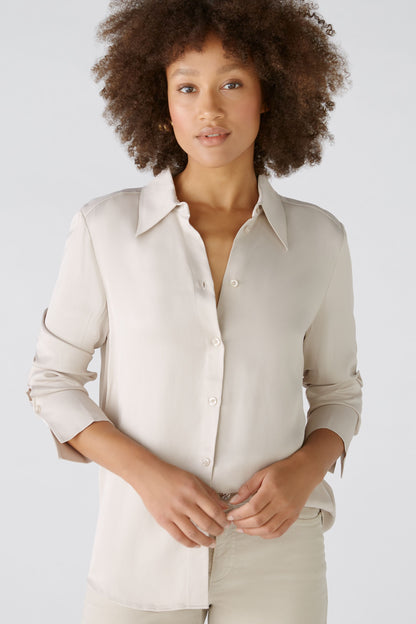 Oui Light Stone Blouse