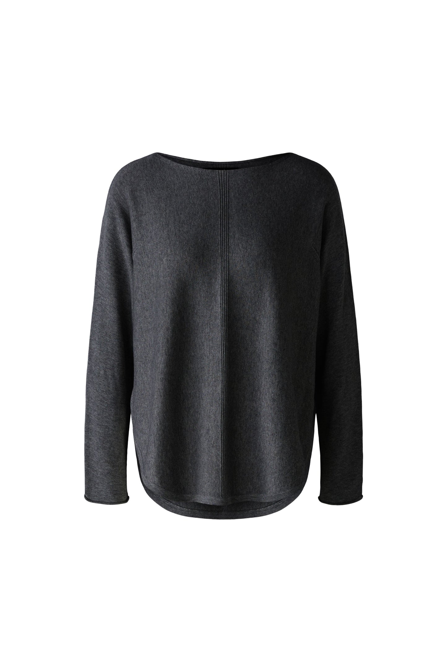 Oui  Black Silk & Viscose Mix Jumper