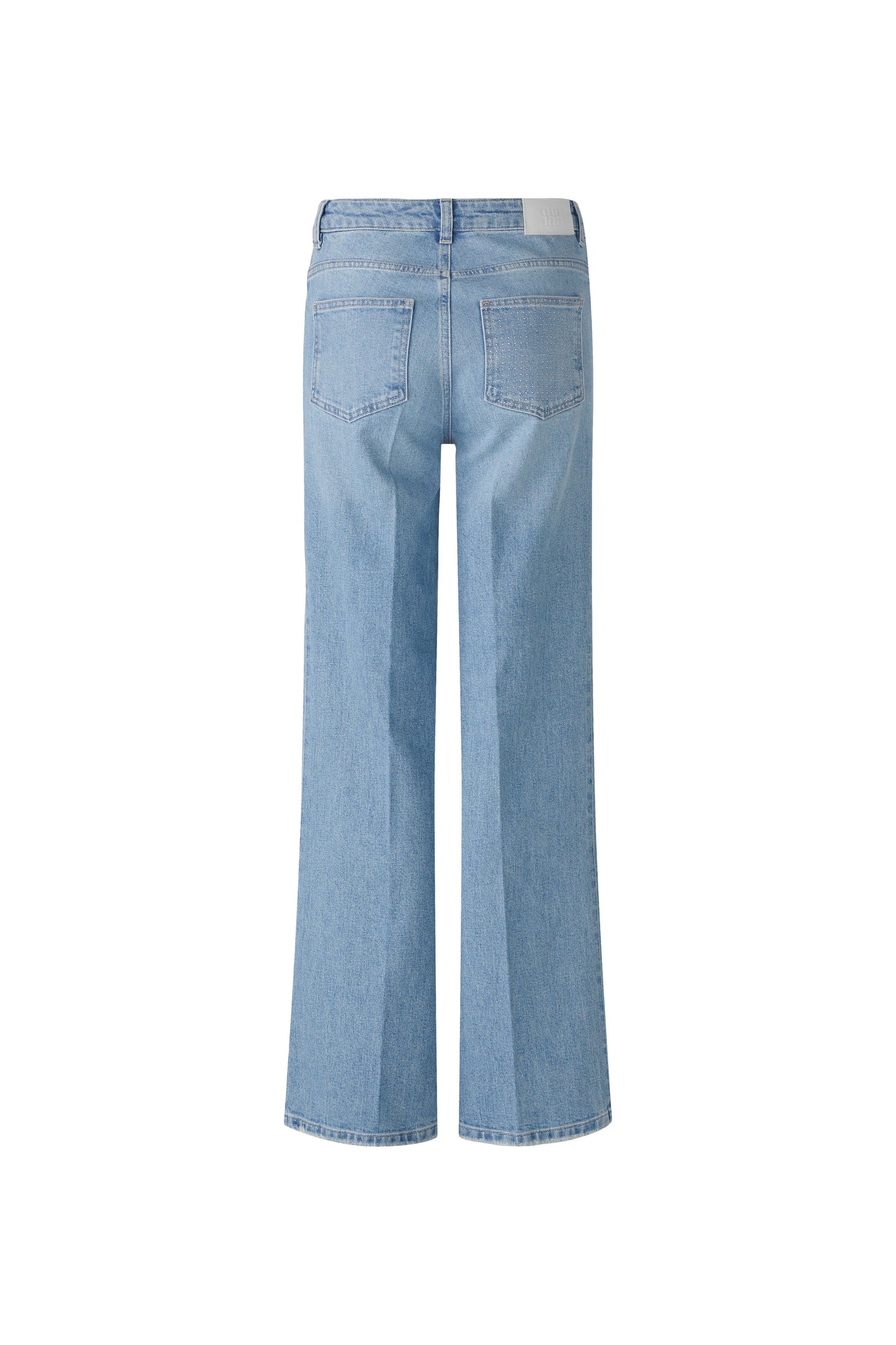 Oui Flare Blue Jeans /Diamante Back Pocket