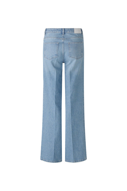 Oui Flare Blue Jeans /Diamante Back Pocket