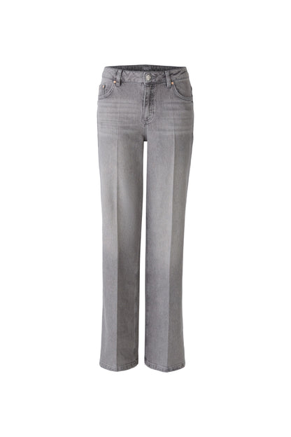 Oui Grey Melange Flare Jeans