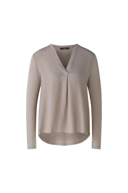 Oui Stormy Taupe Top