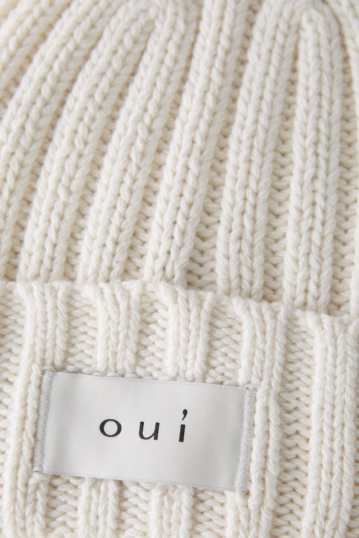 Oui Pristine Cotton Blend Beanie