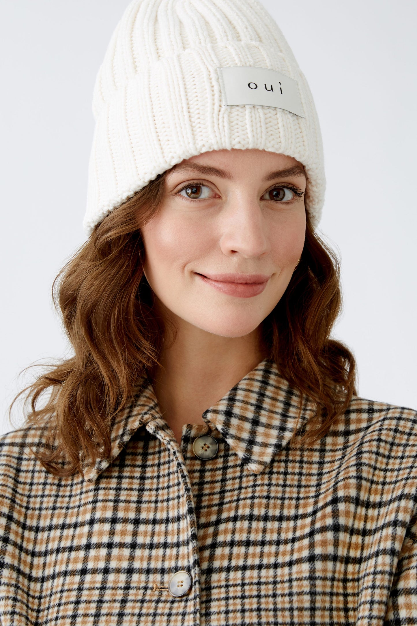 Oui Pristine Cotton Blend Beanie