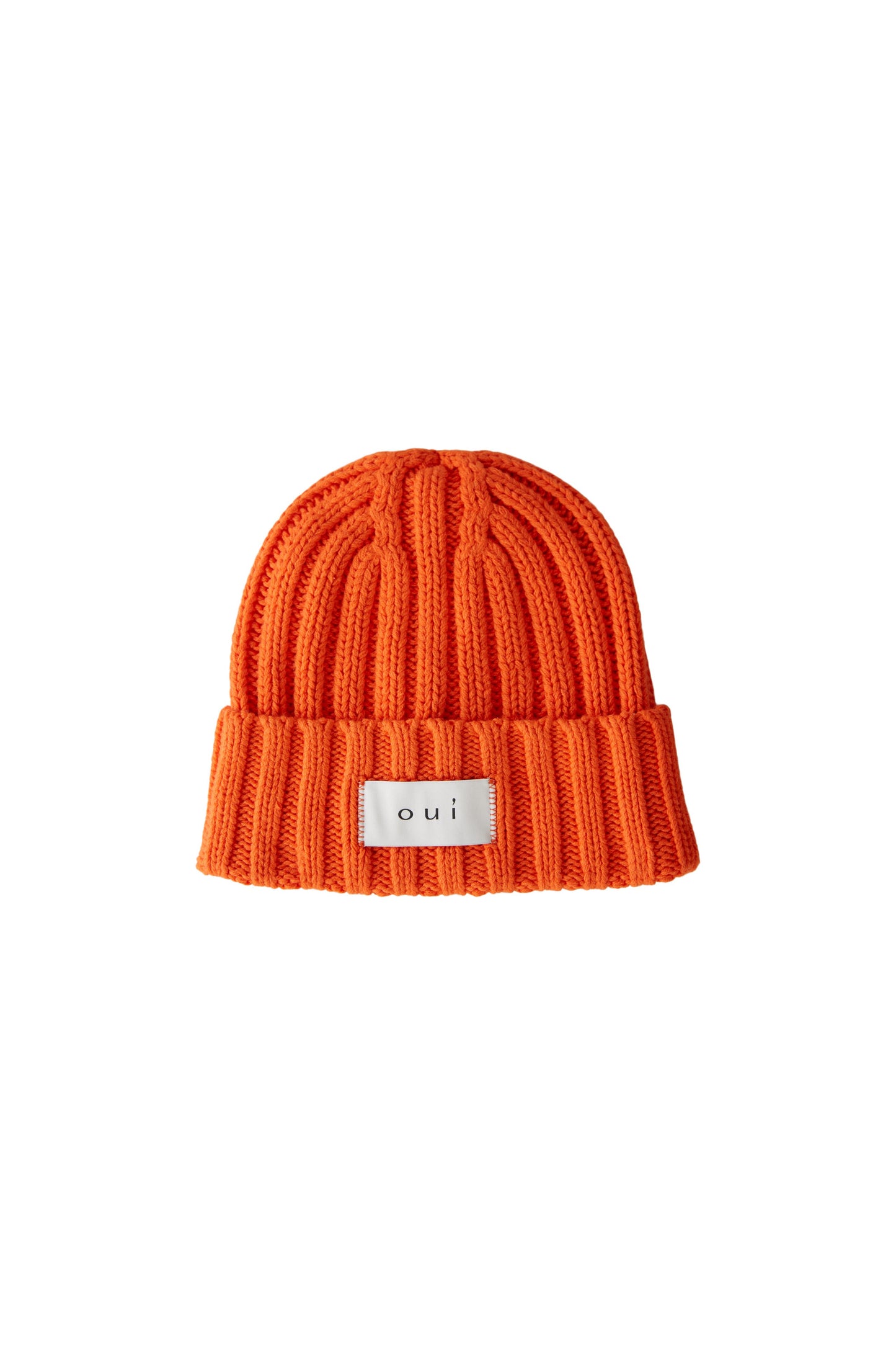 Oui Cherry Tomato Cotton Blend Beanie