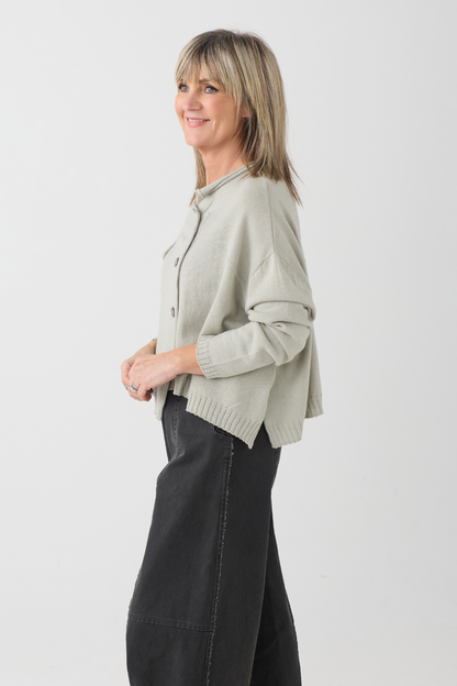 Lurdes Bergada Stone Cardigan 812