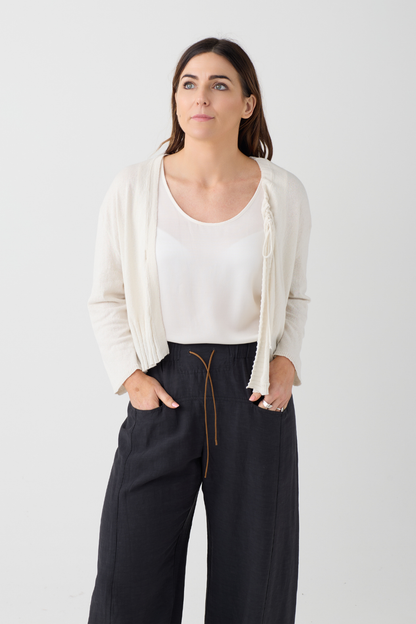 Lurdes Bergada Black Cuff Trouser