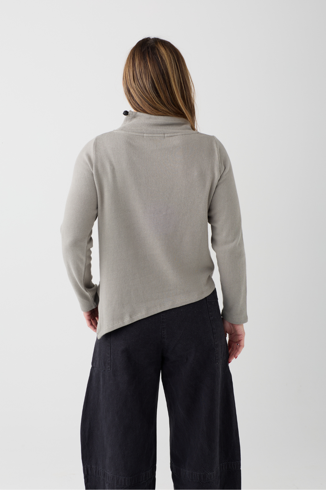 Lurdes Bergada Soft Green Long Sleeve Top