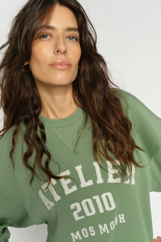 Mos Mosh Nima Turf Green Sweatshirt