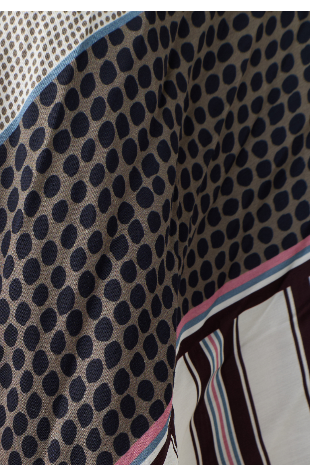 Marc O'Polo Pink Multi Print Scarf
