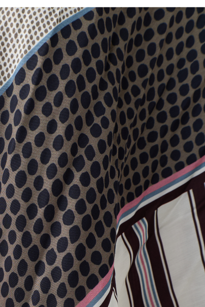 Marc O'Polo Pink Multi Print Scarf