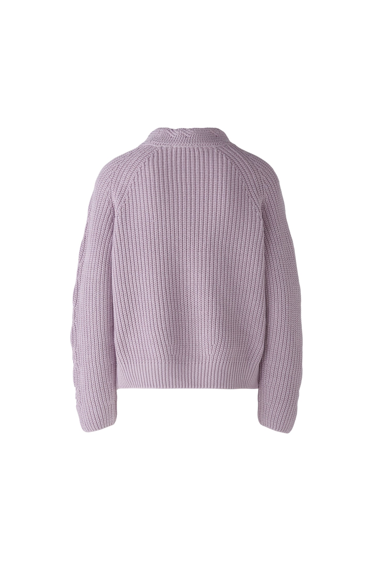 Oui Violet Cable Knit Jumper