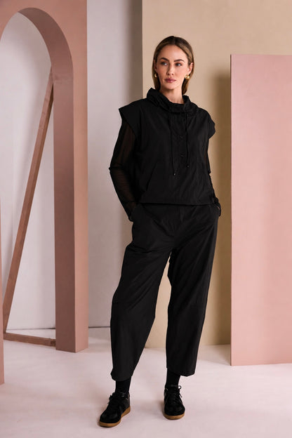 Naya Black Balloon Shape Trouser