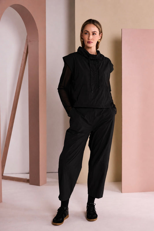 Naya Black Balloon Shape Trouser