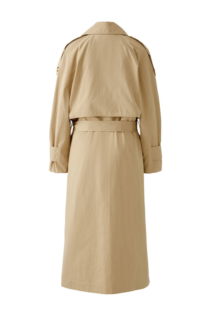 Oui Camel 2 in 1 Trench Coat