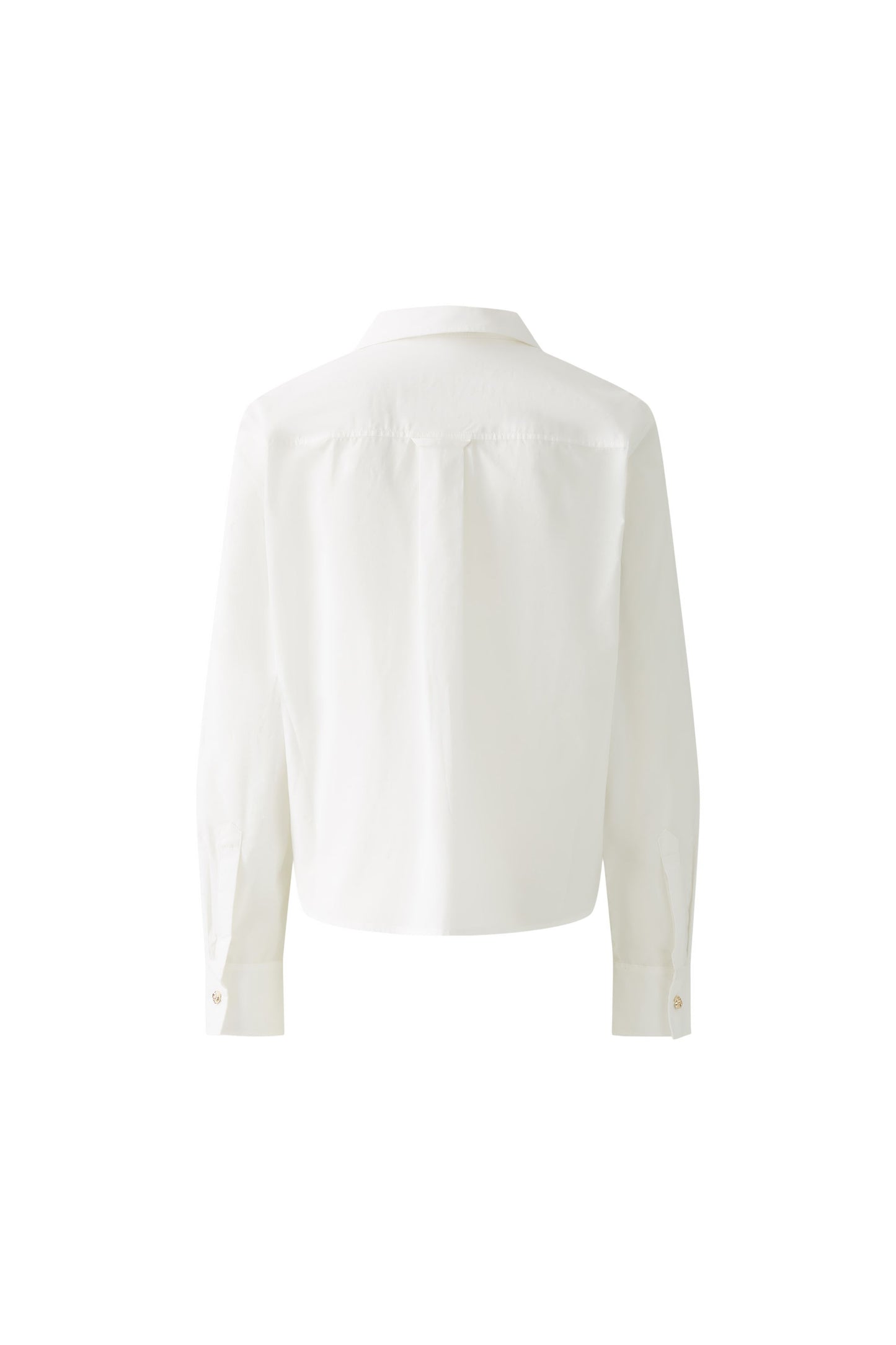 Oui Optic White V-neck Blouse