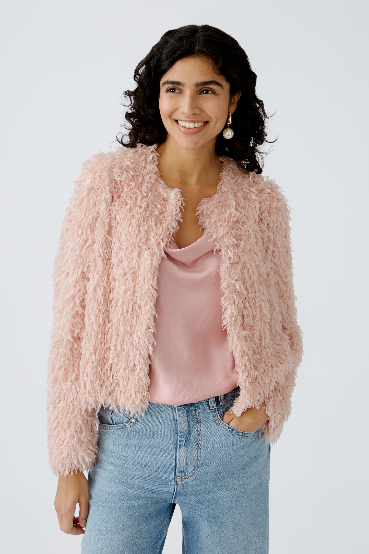 Oui Pale Mauve Jacket